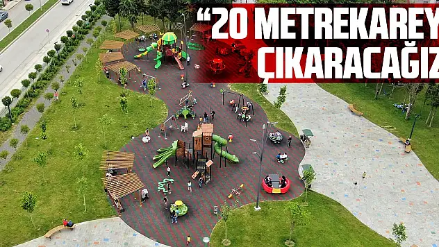 Başkan Demir: 'Kişi başına düşen yeşil alan miktarını 20 metrekareye çıkaracağız'