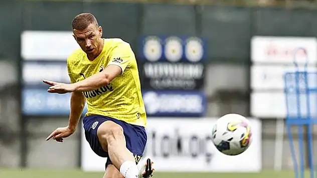 Fenerbahçe'nin yeni transferi Edin Dzeko, takımla ilk antrenmanına çıktı