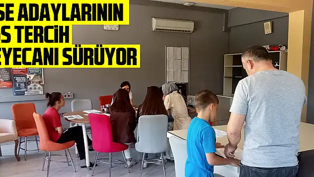 Samsun'da lise adaylarının LGS tercih heyecanı sürüyor