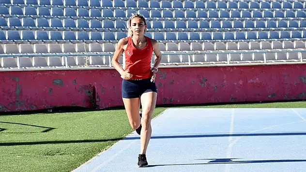 Milli atlet Semra Karaslan, olimpiyatlara odaklandı