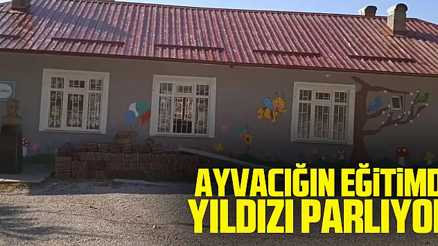 Ayvacığın eğitimde yıldızı parlıyor