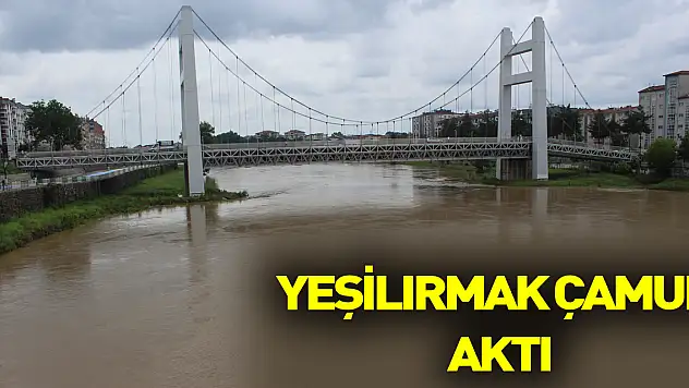 Yeşilırmak çamur aktı