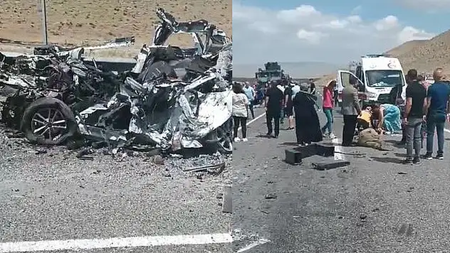 Askeri araçla otomobil çarpıştı: Çok sayıda yaralı var