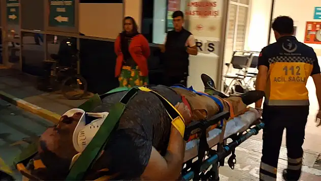 Samsun'da bisikletten düşen kişi yaralandı
