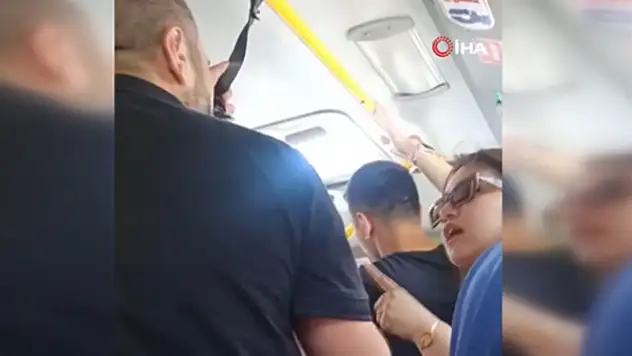 İstanbul'da indirimli kart tartışması kamerada