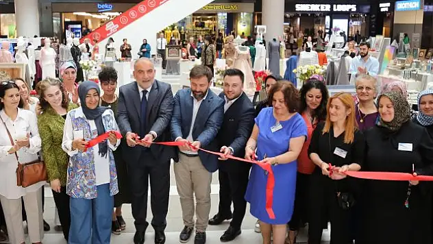 Kursiyerlerin ürünleri görücüye çıktı