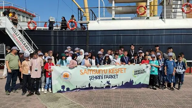 Alaçamlı öğrenciler 'Samsun'u Keşfet Şehrini Farket Projesi'ne katıldı