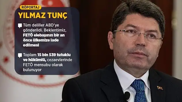 Bakan Tunç darbe girişimi gecesini ve FETÖ'yle mücadeleyi AA'ya anlattı