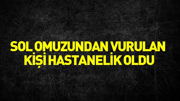 Samsun'da tabancayla vurulan bir kişi hastanelik oldu