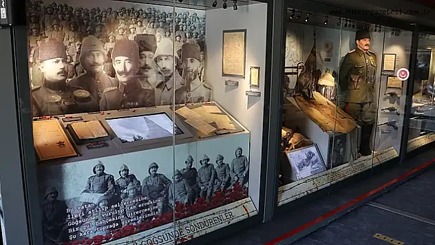 Çanakkale Savaşları Mobil Müzesi'ne yoğun ilgi