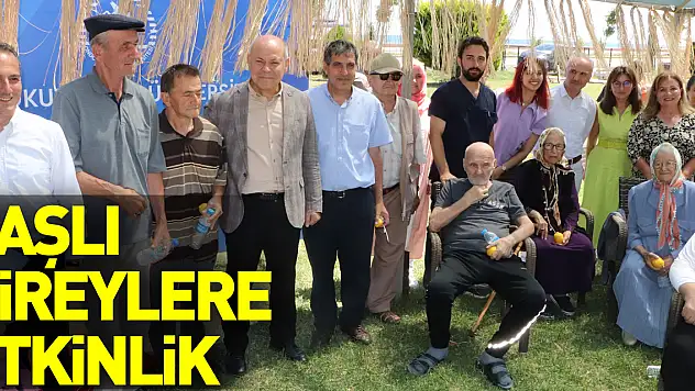 Yaşlı bireyler için sağlık ve huzur etkinliği