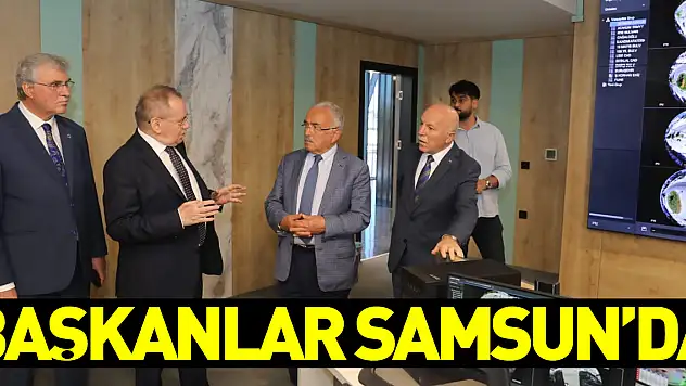 Başkanlar Samsun'daki yatırımları inceledi