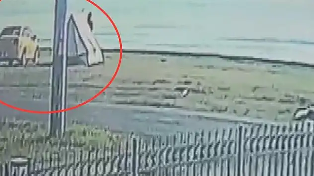 15 bin TL'lik çadırın çalınma anı kamerada