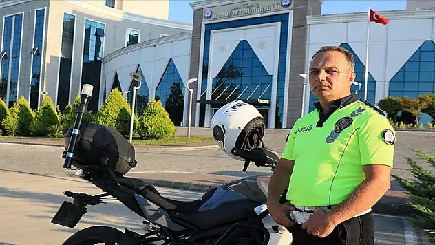 Trafik polisi Yıldırım, o anları anlattı