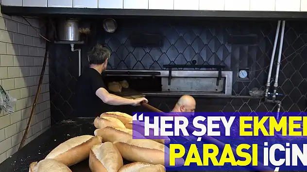 'Her şey ekmek parası için'