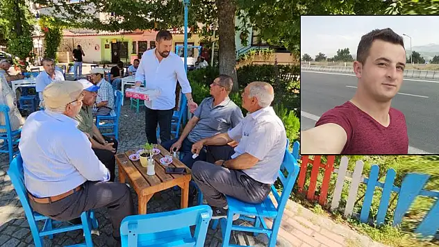 Şehidin kanı yerde kalmadı, başkan kasa kasa lokum dağıttı