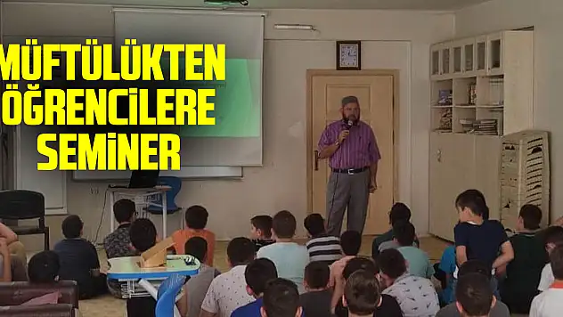 Müftülükten Öğrencilere Seminer