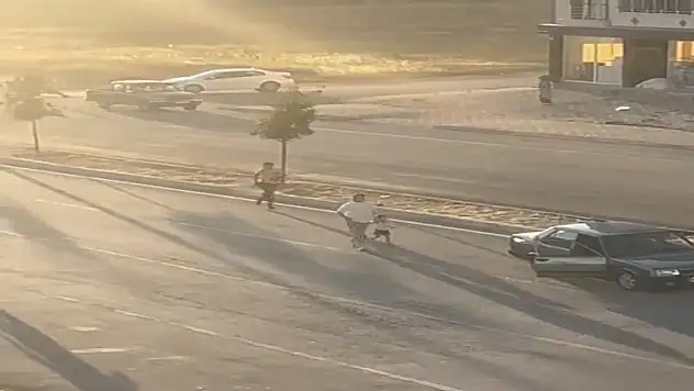 Elazığ'da yayaya çarpan sürücü kaçtı, o anlar kameraya yansıdı