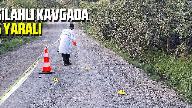 Samsun'da fındık tarlasında çıkan silahlı kavgada 5 kişi yaralandı