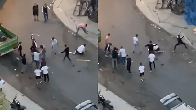 İstanbul'da dehşet anları kamerada: Sopayla başına vurup bayılttı, yerde tekmeledi