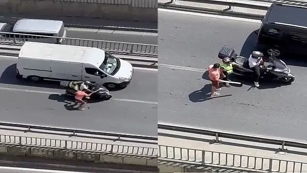 Öfkeli sürücü trafikte dehşet saçtı!