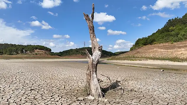 İstanbul'da kuraklığın boyutu havadan çekilen görüntülerle ortaya çıktı