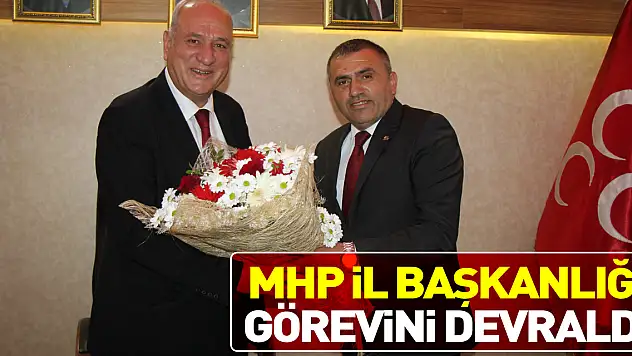 Burhan Mucur, MHP İl Başkanlığı görevini devraldı