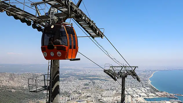 Tünektepe Teleferik yerli ve yabancıların gözdesi