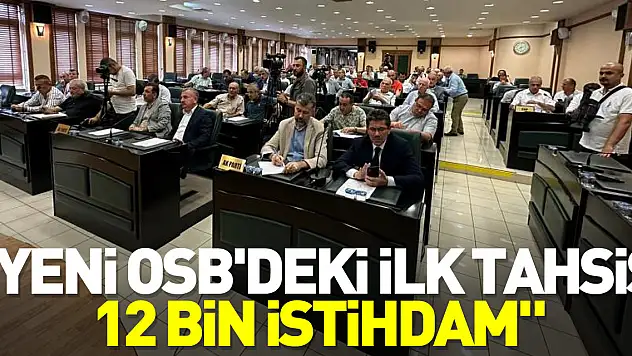 Başkan Demir: 'Yeni OSB'deki ilk tahsis 12 bin istihdam'