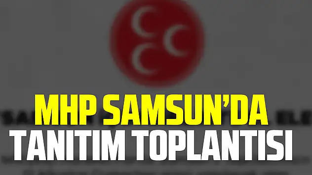 MHP Samsun'da tanıtım toplantısı