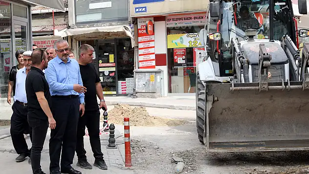 Bafra'da alt yapı çalışmaları devam ediyor