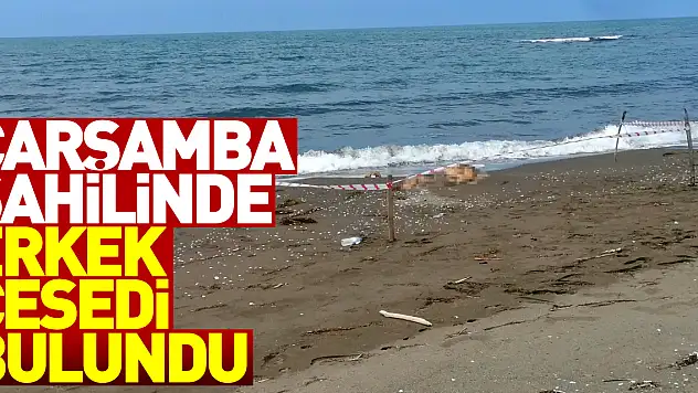 Samsun'da sahilde erkek cesedi bulundu