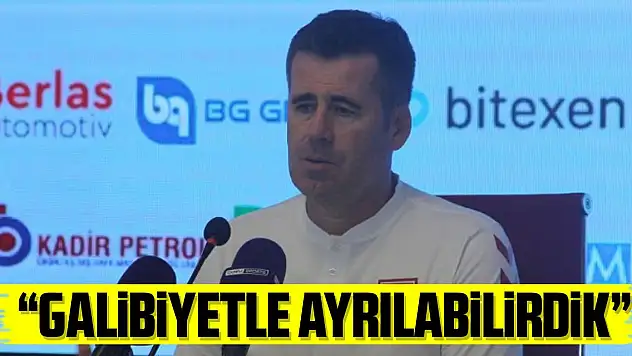 Hüseyin Eroğlu: 'Galibiyetle ayrılabilirdik'