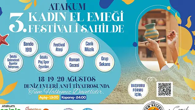 '3. Atakum Kadın Emeği Festivali' başlıyor