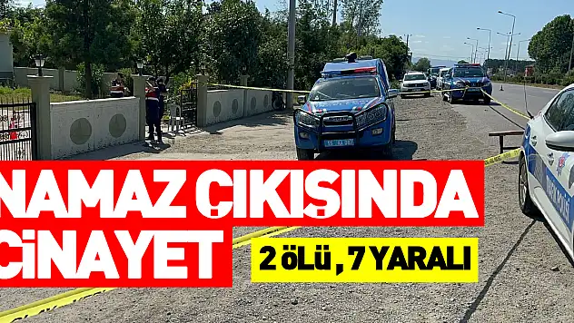 Samsun'da cami çıkışı silahlı çatışma: 2 ölü, 7 yaralı