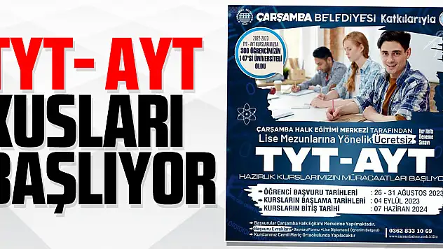 TYT- AYT KUSLARI BAŞLIYOR