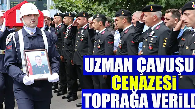 Trafik kazasında hayatını kaybeden uzman çavuşun cenazesi toprağa verildi