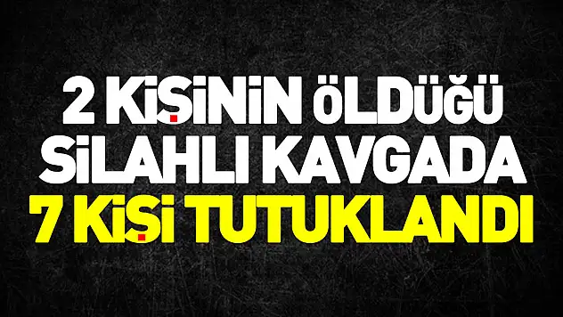 Samsun'daki silahlı kavgaya ilişkin adliyeye sevk edilen 10 kişiden 7'si tutuklandı