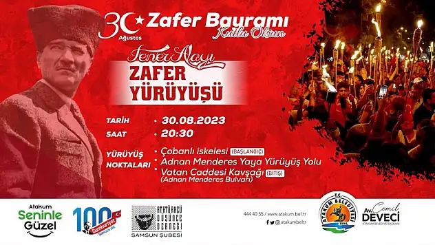 Atakum'da Zafer Bayramı coşkusu