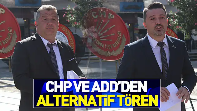 CHP ve ADD'den alternatif tören