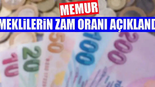 emeklilerinin zam oranı açıklandı!