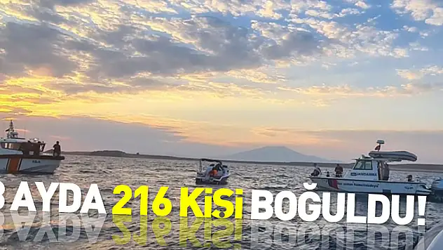 Türkiye'de 3 ayda 216 kişi deniz, göl ve su kaynaklarında boğuldu