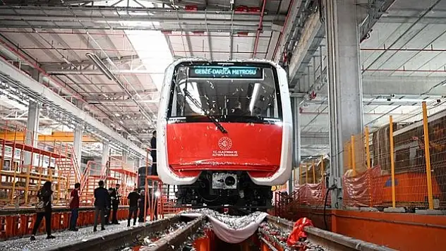 İlk yerli ve milli sürücüsüz metro aracı sefere çıkmaya hazır
