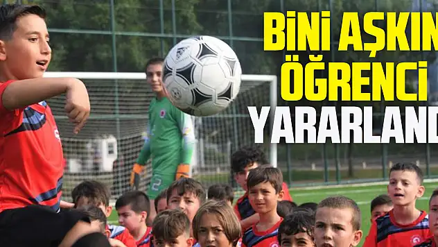 Yaz spor okullarından bini aşkın öğrenci yararlandı