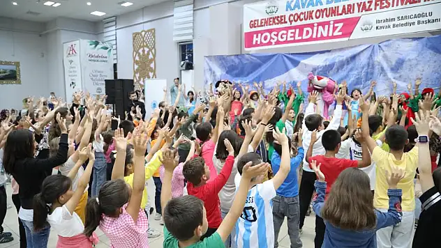 Kavak'ta çocuk festivali