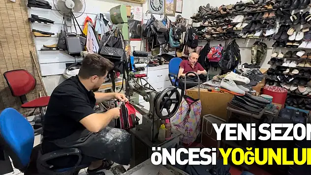 Yeni sezon öncesi ayakkabıcılarda okul çantası ve valiz yoğunluğu