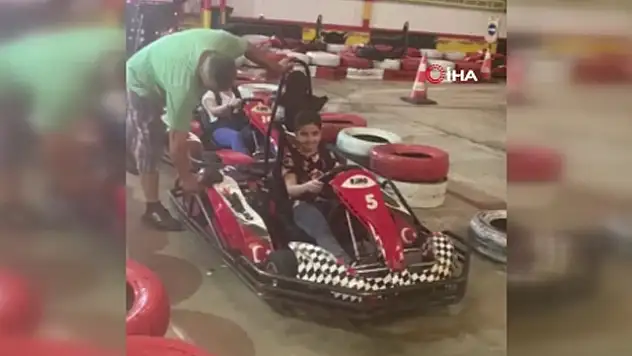 Eğlenmek için bindiği go-kart'ta saçı tekere dolanan genç kız canından oluyordu