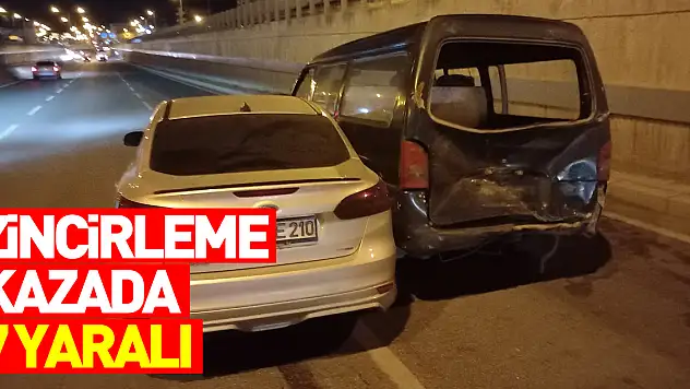 Samsun'da zincirleme trafik kazası: 7 yaralı