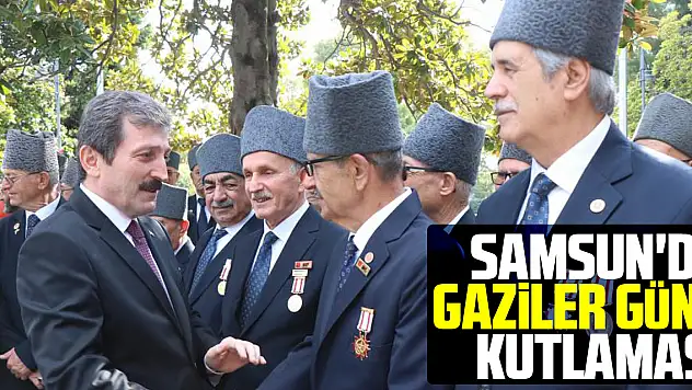 Samsun'da Gaziler Günü kutlaması