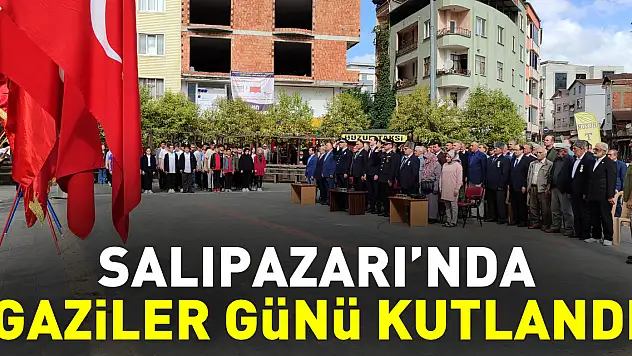 Salıpazarı'nda Gaziler Günü kutlandı